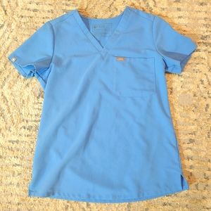 Figs catarina top ceil blue